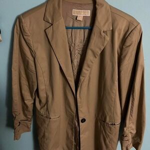 Michael Kors Khaki Blazer -‎ Women's Size 8